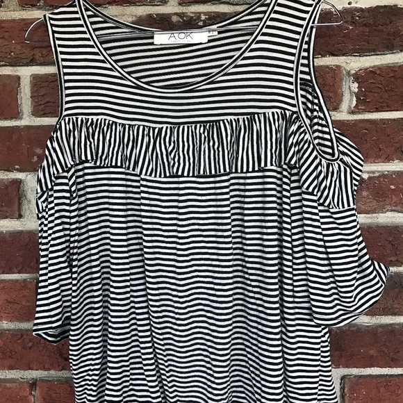 A OK Tops - **Spring - Cold Shoulder Top***